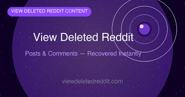 ViewDeletedReddit cover image